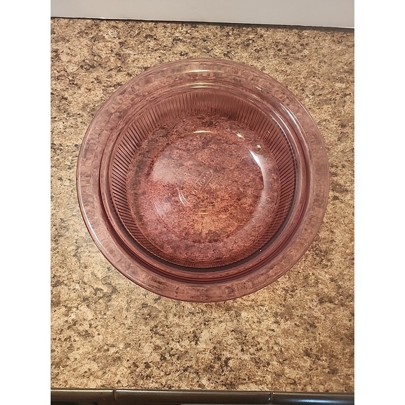 Corning Visions Cranberry 1 Quart Casserole Dish V-31-B USA Oven Microwave Range - Picture 1 of 6